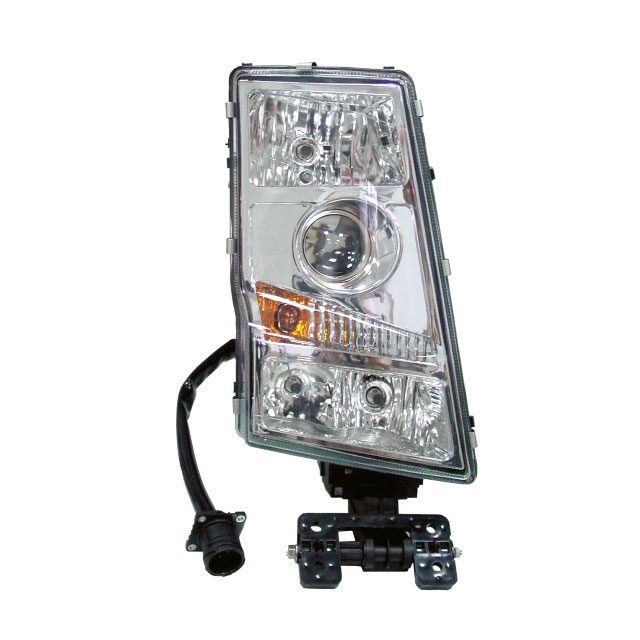 Headlamp RH to suit Volvo FH FM Series 2 LHD (Round Plug)