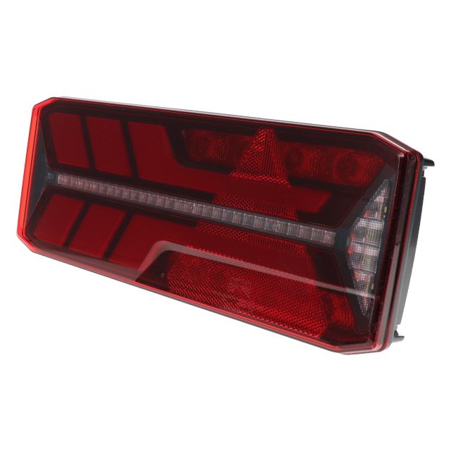 Aspoeck Ecoled III RH Rear Lamp 7 Pin Amp + 4 X 2 Pin S/Seal - Inc Side Marker Control Gear