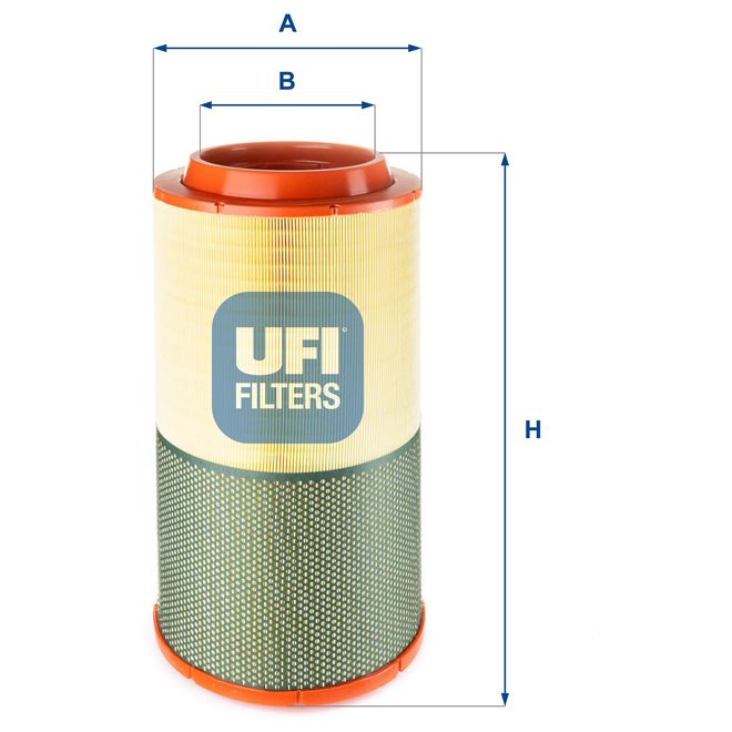 UFI AIR FILTER 27 573 00 photo 2