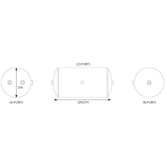 AIR TANK 10LTR X 206MM