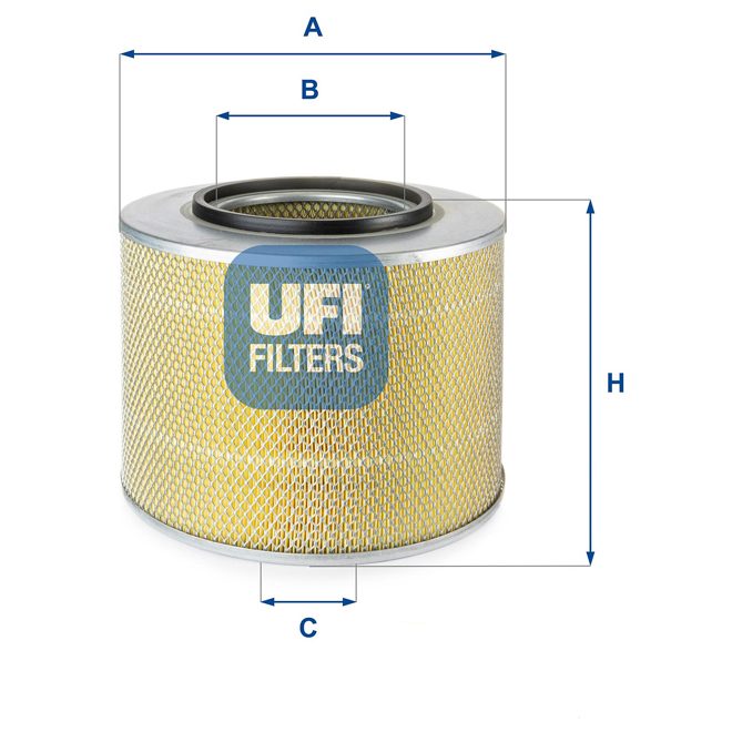 UFI AIR FILTER 27 185 00 photo 2