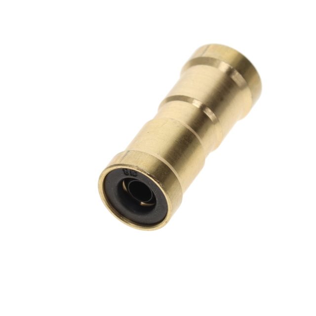 8mm Straight Brass Connector photo 3
