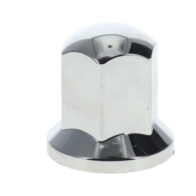 33MM LONG WHEEL NUT COVER PLASTIC CHROME - H 54mm photo 4