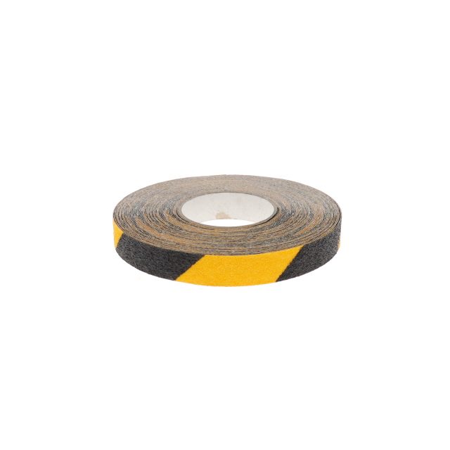 25mm Yellow and Black Abrasive Tape 18m photo 3
