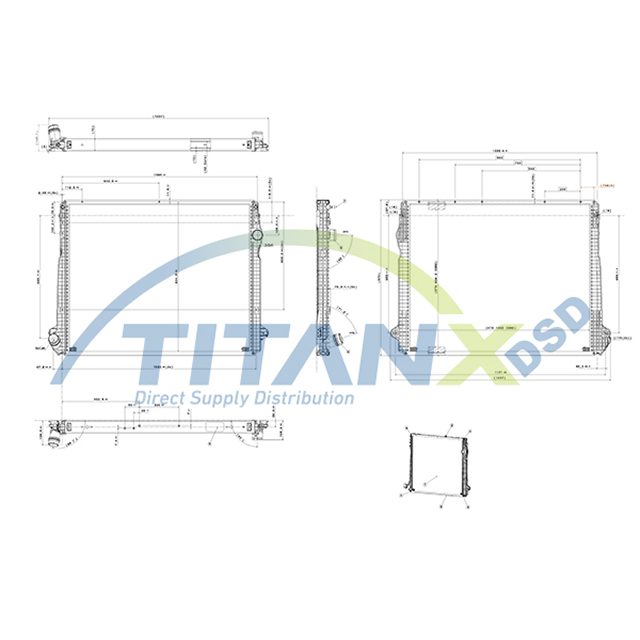 TITANX RADIATOR SCANIA