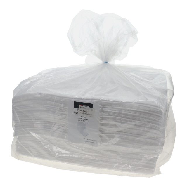 Absorbant Spill Pads x100 - Oil/Fuel - 60 Litre