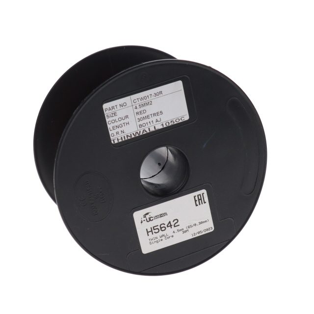THIN WALL 4.5mm (65/0.30mm) RED Single Core 30M photo 3