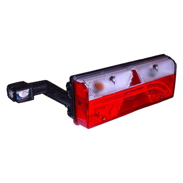 Aspoeck Europoint III LH Rear Lamp 7 Pin Ass2 + 4 x 2 Pin Ass2 With LED Stalk
