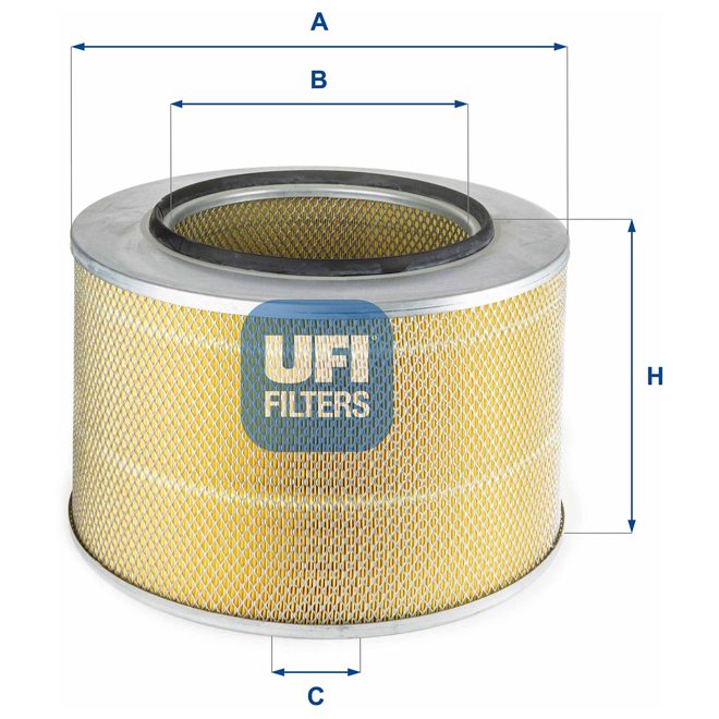 UFI AIR FILTER 27 280 00 photo 2