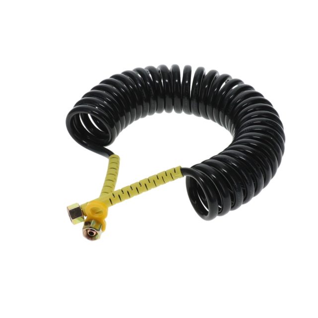 TUV Air Coil - 4m - Black with Yellow Tail 2x M18F Ends photo 2