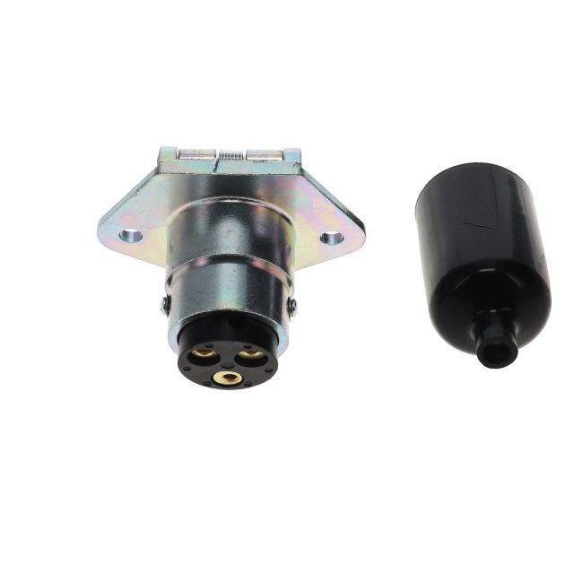 3-Pin Metal Socket - 24V, 25amp - Suits Tail Lift Applications photo 3