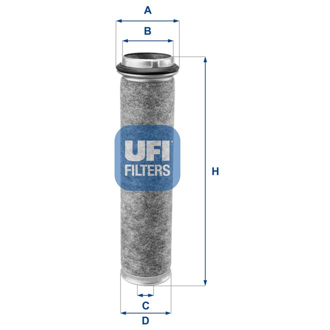 UFI AIR FILTER 27 055 00 photo 2