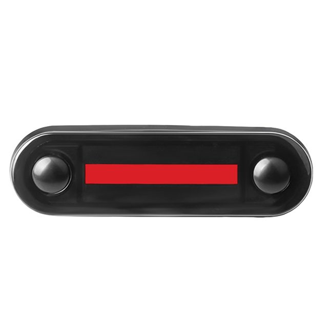RED FLUSH FIT LED MARKER LAMP 0.5MTR CABLE