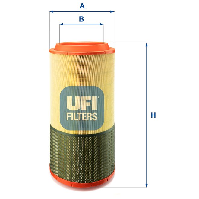 UFI AIR FILTER 27 644 00 photo 2