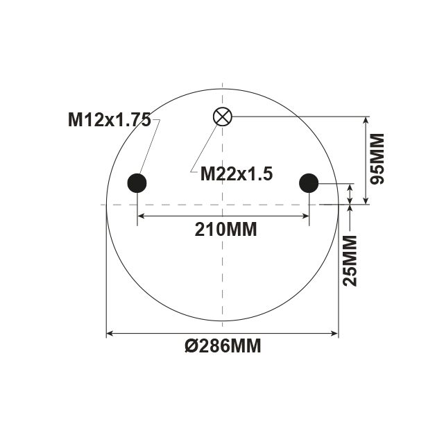 AIR SPRING ASSEMBLY (ASK002) MULTIDRILLED BASE  WW MERCEDES photo 2