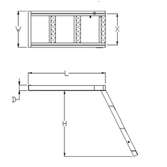 Underbody 3 Step Folding Ladder photo 2