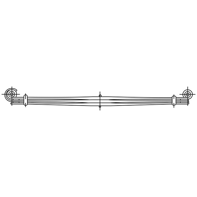 Leaf Spring Front - 3 Leaf