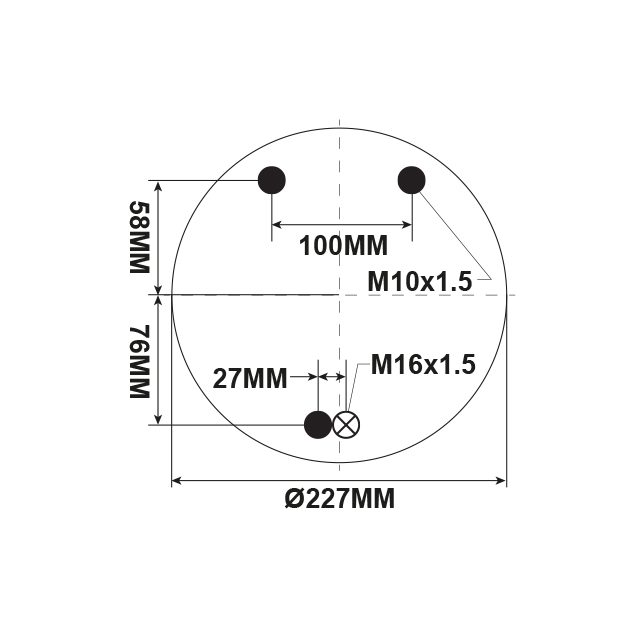 AIR SPRING ASSEMBLY (TBA) M16 DAF photo 2