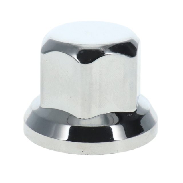 32MM SHORT WHEEL NUT COVER PLASTIC CHROME - H 40mm photo 2
