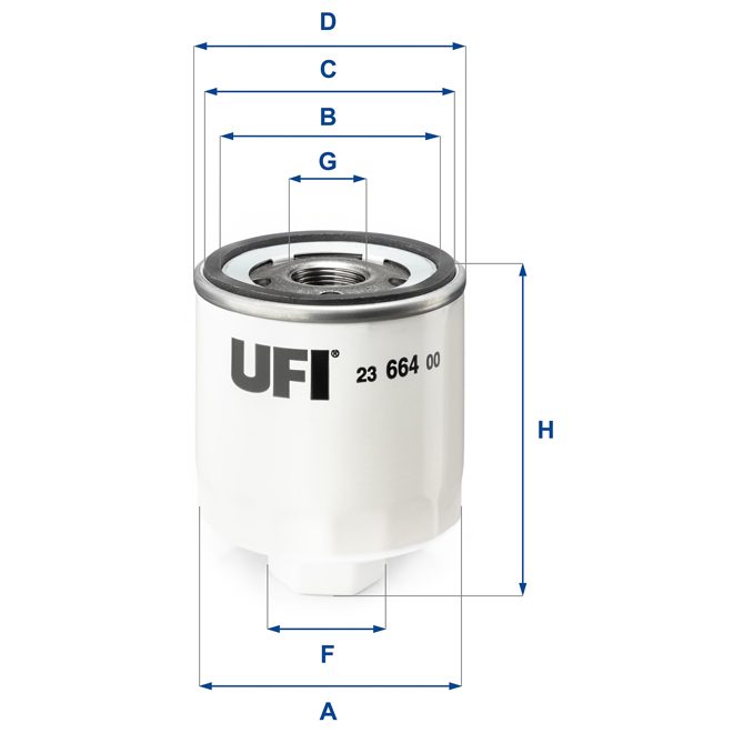 UFI OIL FILTER 23 664 00 photo 2