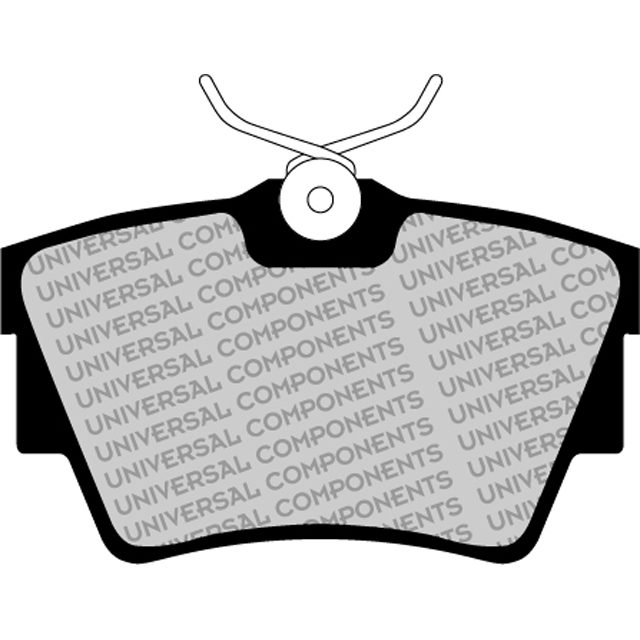 Brake Pad Set - WVA 23980 - Suits Vauxhall Vivaro Rear