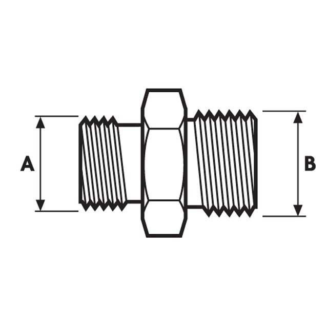 ADAPTOR(M) AIR COIL M18XM16LONG photo 2