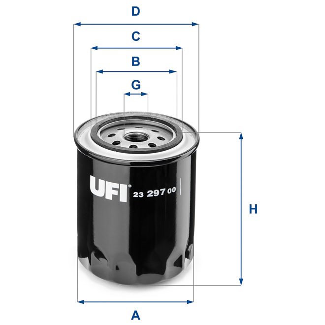 UFI OIL FILTER 23 297 00 photo 2
