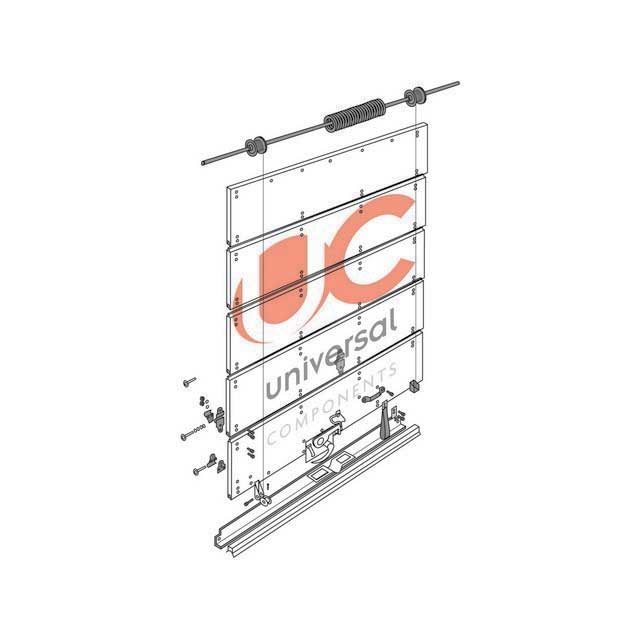 SHUTTER CABLES 110" (PAIR) GALVANISED photo 2