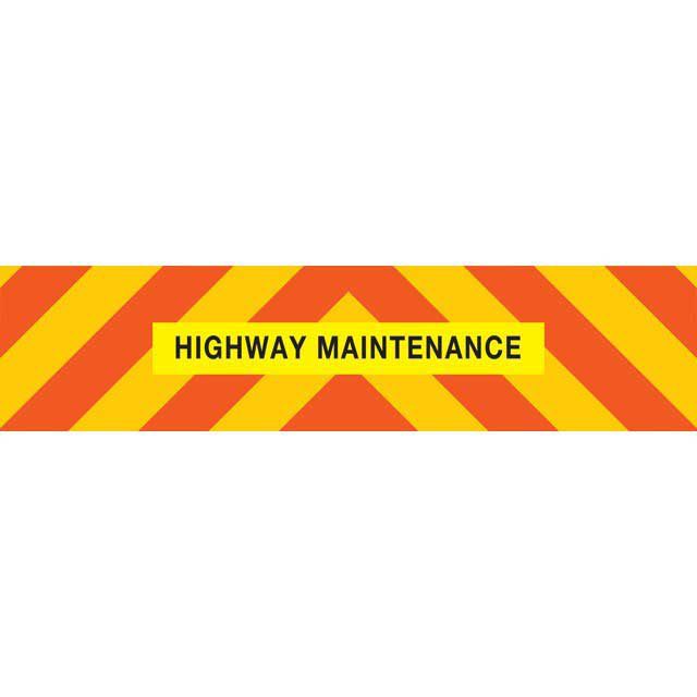 Marker board yellow highway maintenance