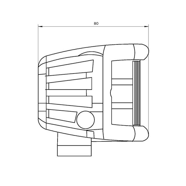 LED Side Shooter Worklamp 9-34v photo 3
