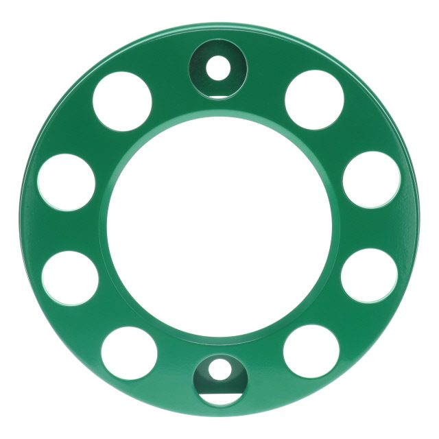 GREEN COATED STEEL WHEEL TRIM 22.5IN (571MM) HOLLOW TYPE