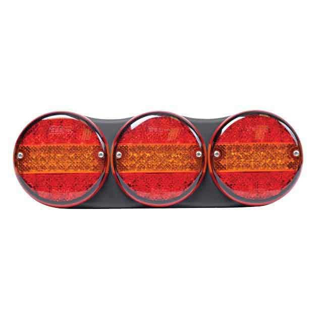3 Pod Rear Lamp with 500mm Flylead photo 3