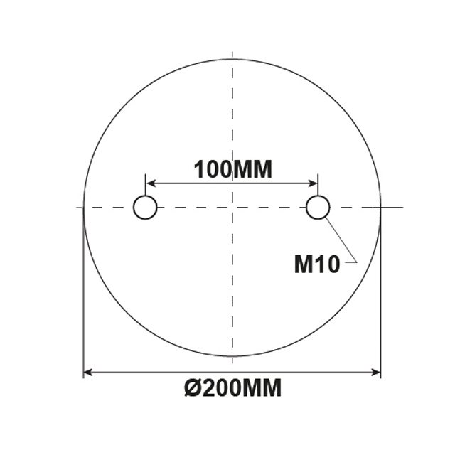 AIR SPRING ASSEMBLY (ASK048) NO BUMP STOP photo 3