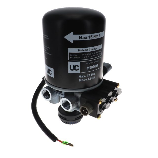 AIR DRYER UNIT WITH SILENCER