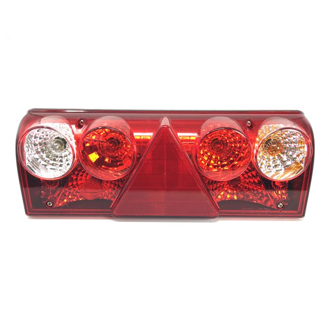 Aspoeck Europoint II RH Rear Lamp With LED Tail Function 7 Pin Amp + 4 x 2 Pin S/Seal