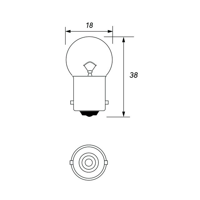 PKT10 24V 5W BA15S