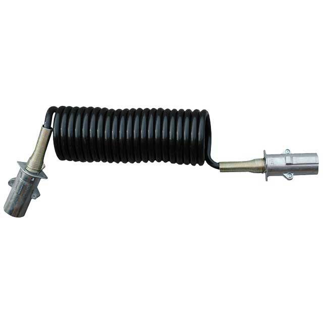 7 Core 'N' Type Electrical Coil with Metal Plugs 4.5m