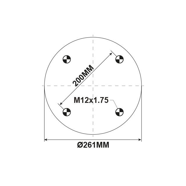 AIR SPRING ASSEMBLY (ASK002) STEEL PISTON E1 photo 3