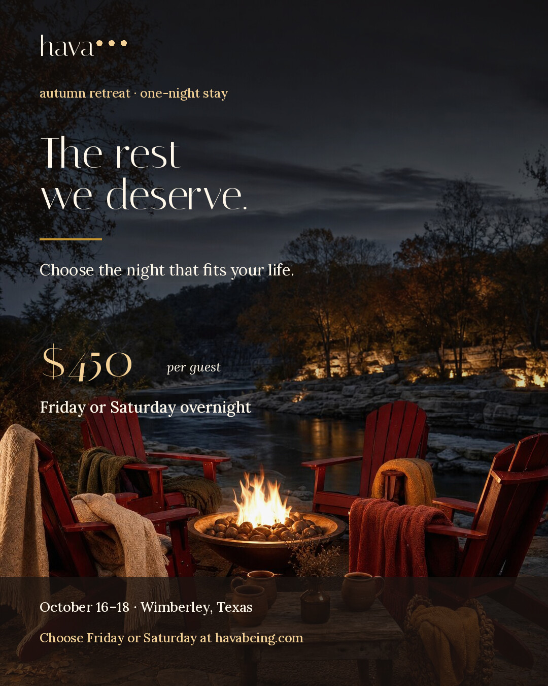 Hava Autumn Retreat