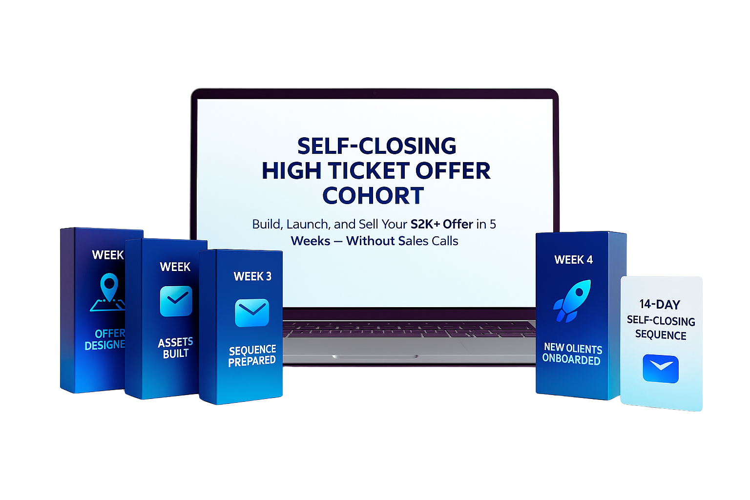Self-Closing High Ticket Offer Cohort Mockup