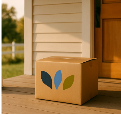 Sample week post: delivery moment photo