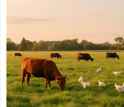 Sample week post: real pasture photo