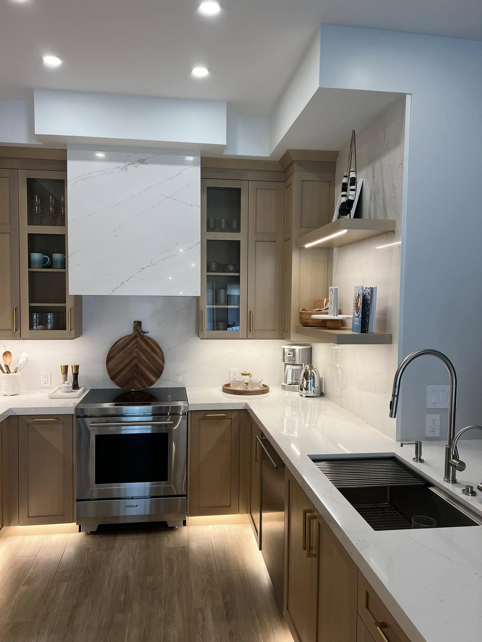 Kitchen with Wolf range