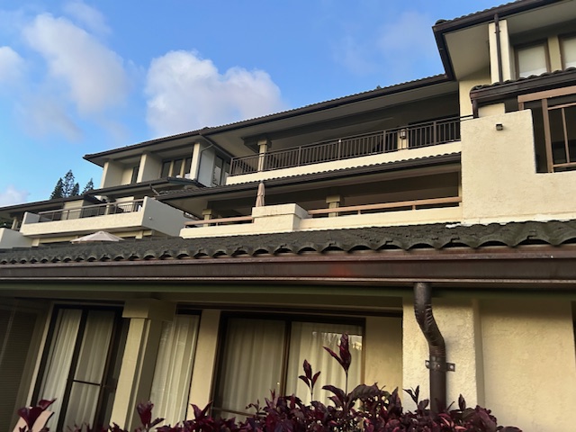 Building exterior up close