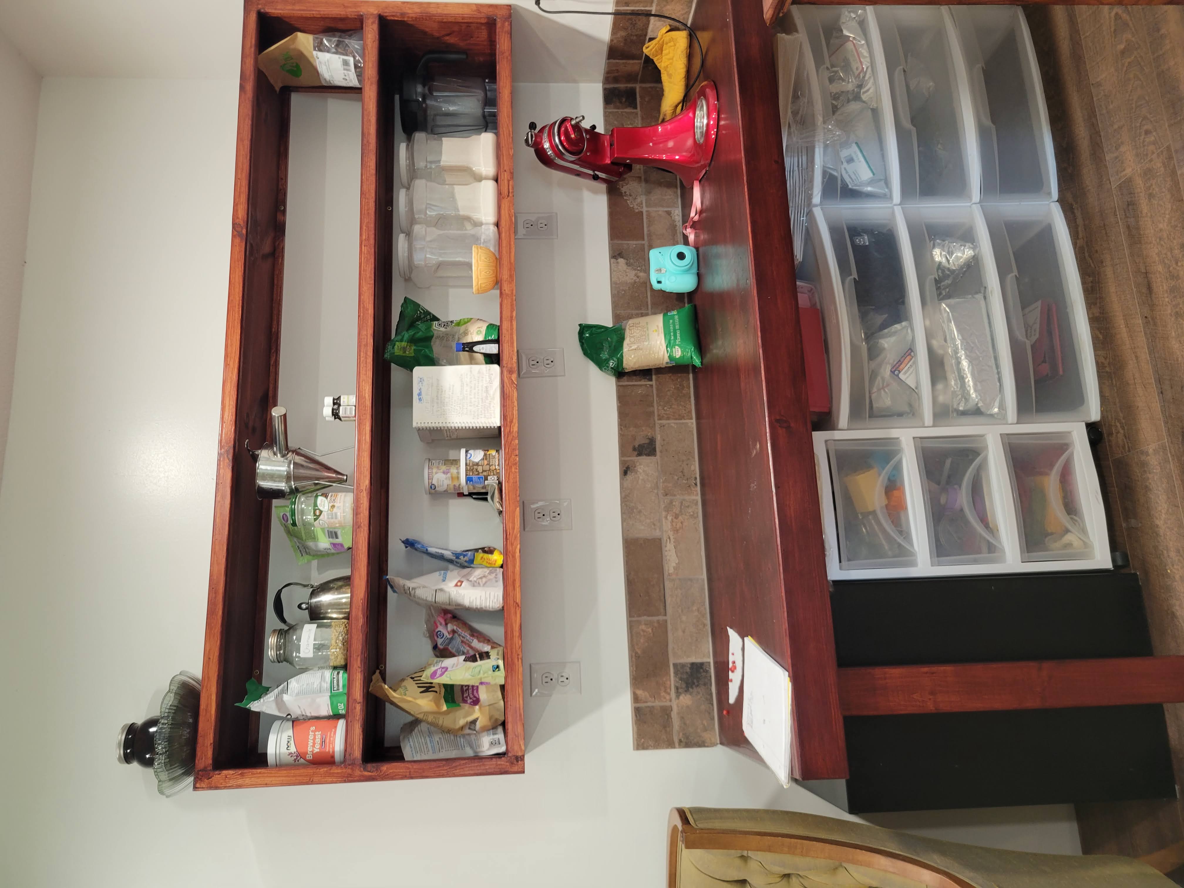 custom kitchen shelving