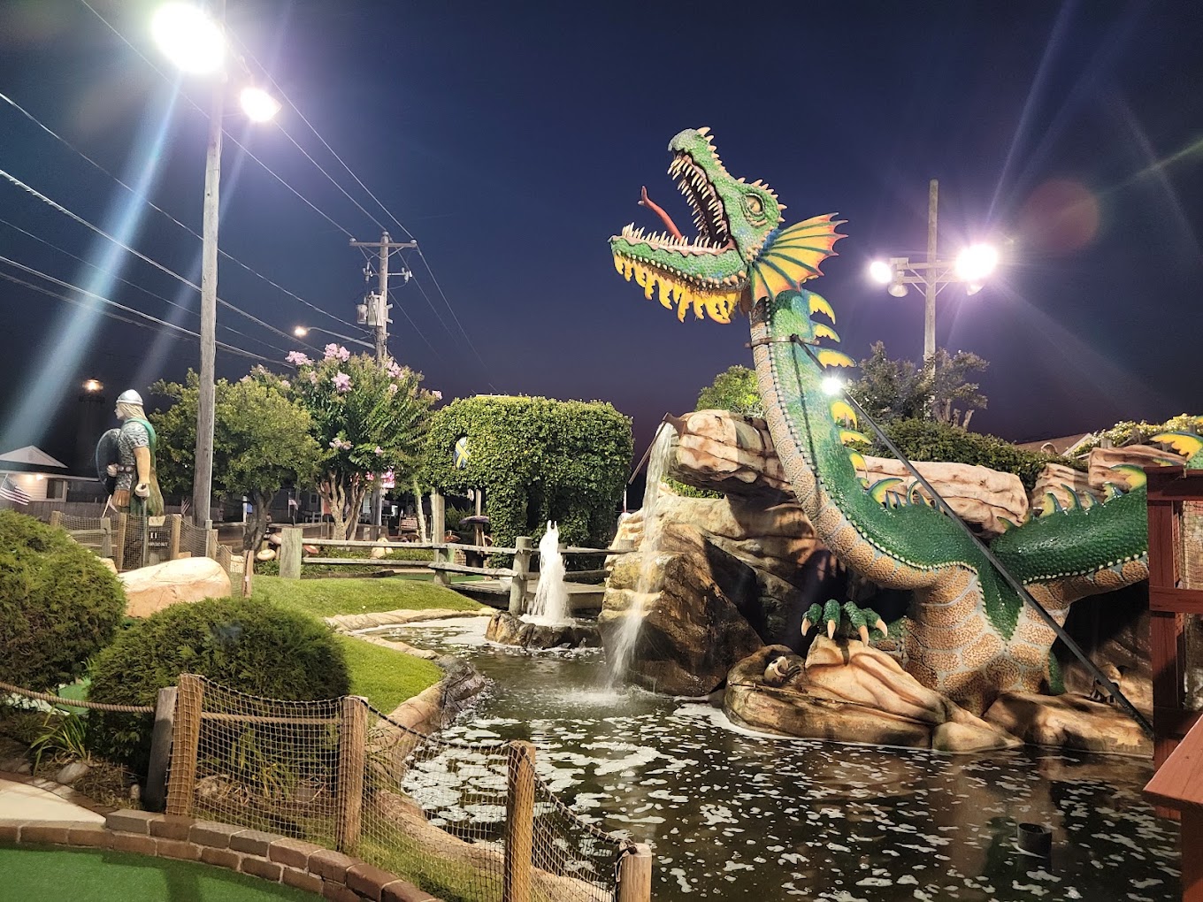 Viking Golf championship mini golf course overview Fenwick Island Delaware