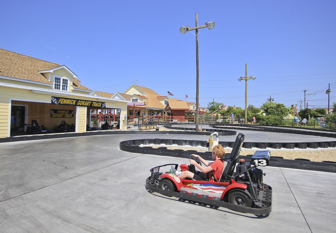 Viking Raceway go-kart track Fenwick Island near Ocean City Maryland