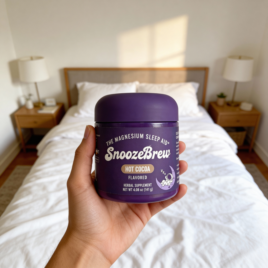 Snooze Brew by the bedside
