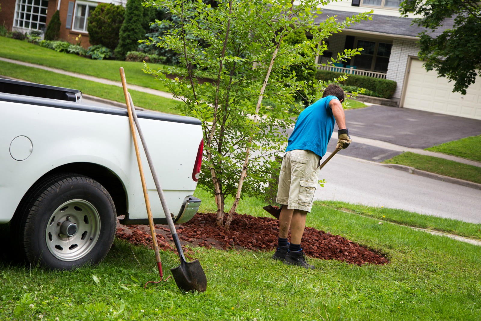 Landscaper at Work