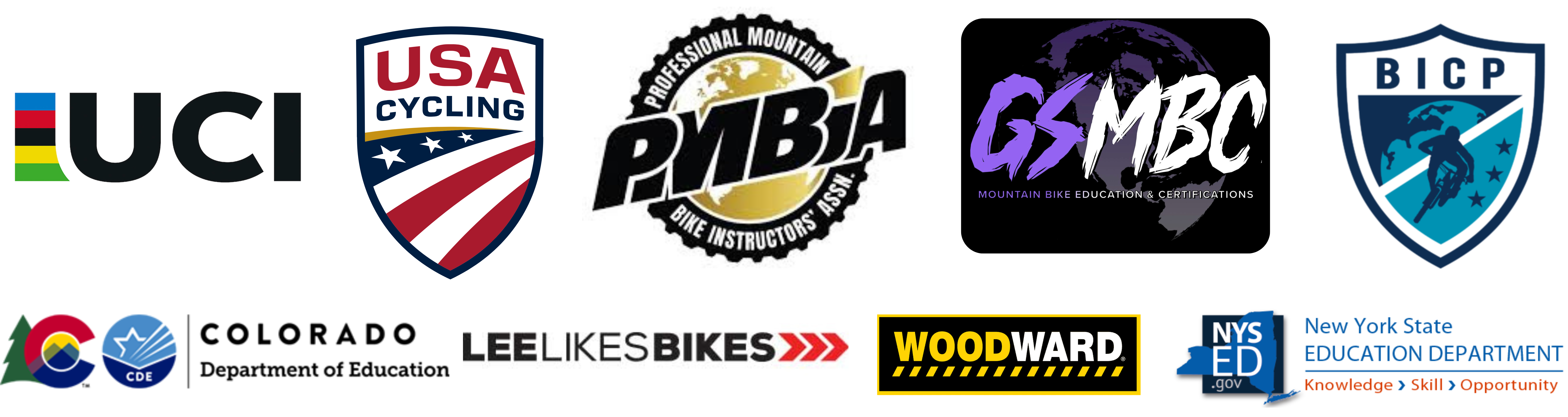 Certifications: UCI PMBIA BICP USA Cycling GSMBC LeeLikesBIkes WoodWard Colorado Dept of Ed, NYS Education Dept